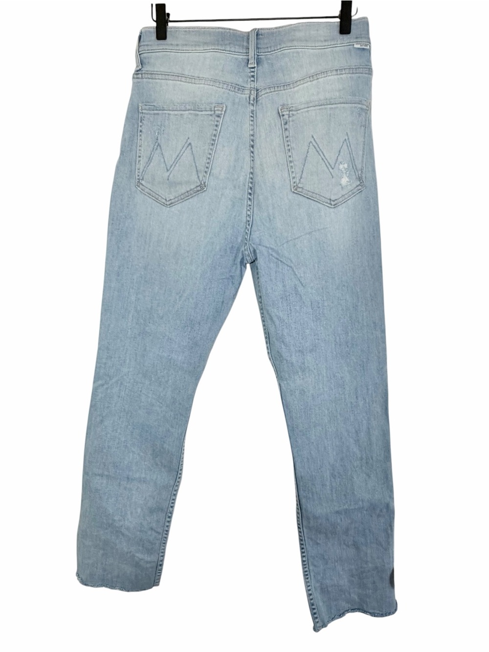 MOTHER High Waisted Rider Ankle Fray Island After Hours Size 29 - Picture 3 of 13